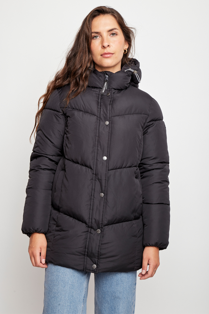 Parka Sadi Reciclada Negra Mujer