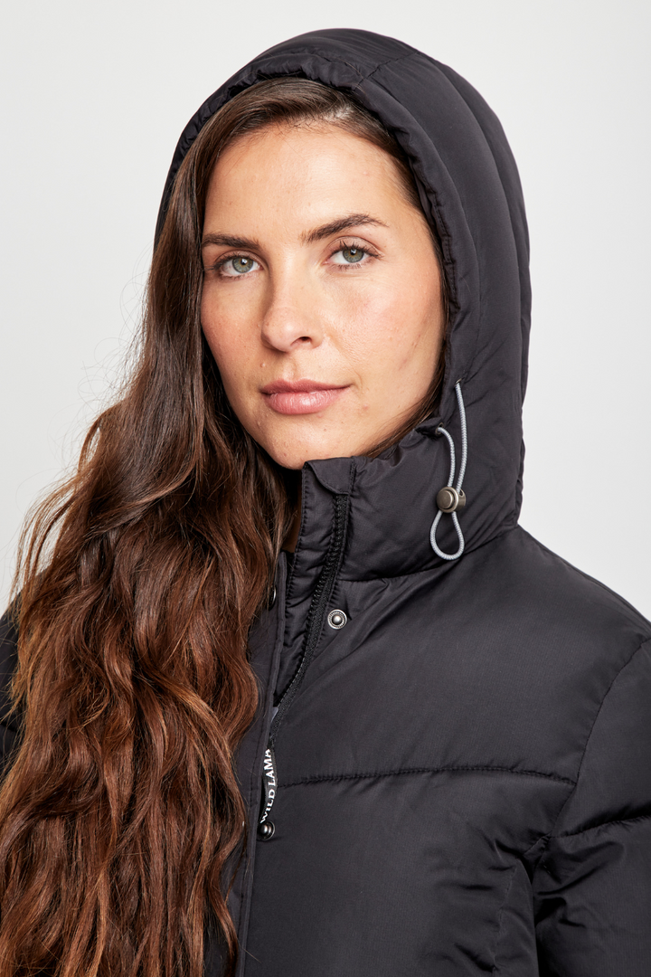 Parka Sadi Reciclada Negra Mujer