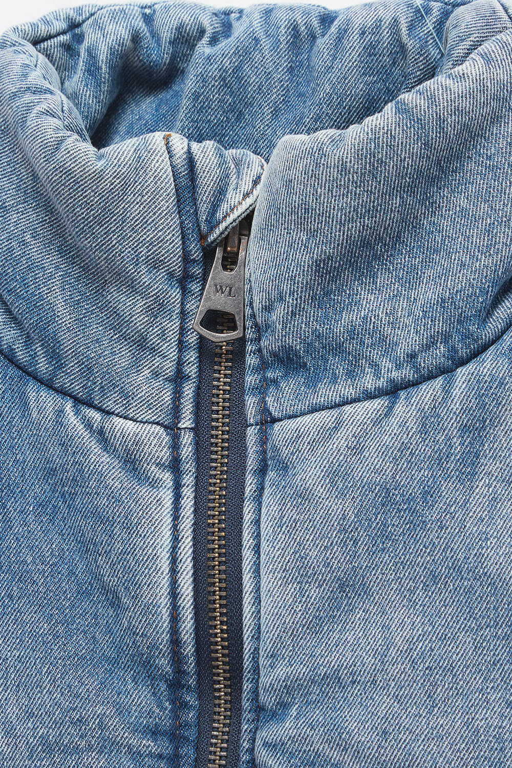 Parka Silveria Sin Mangas Orgánica Denim Mujer