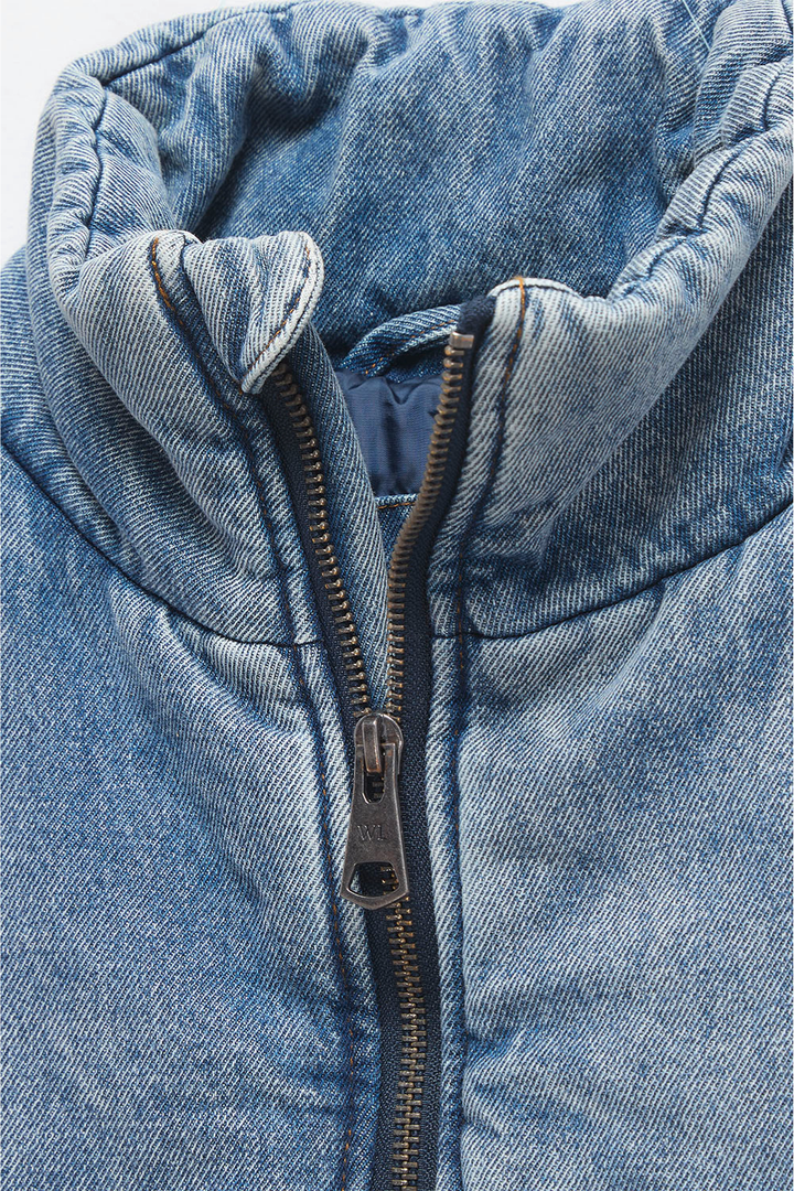 Parka Silveria Sin Mangas Orgánica Denim Mujer