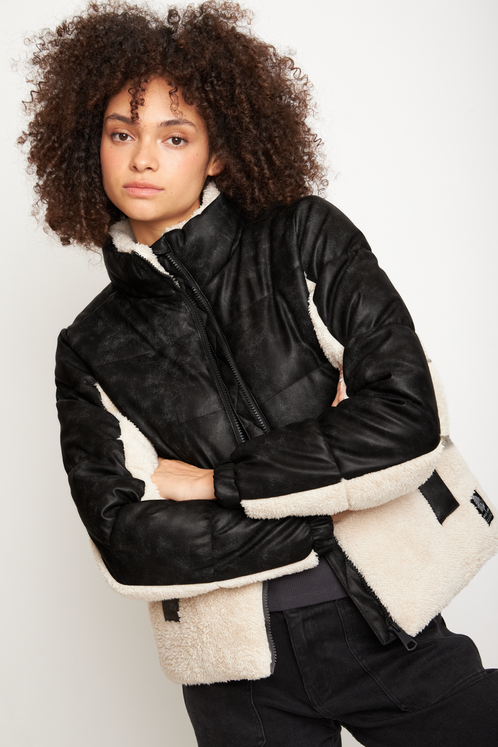 Parka Tala Reciclada Gris Mujer