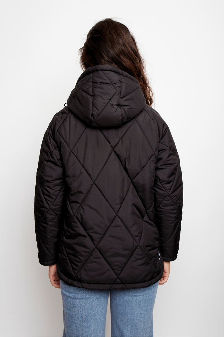 Parka Tramontana Reciclada Negra Mujer