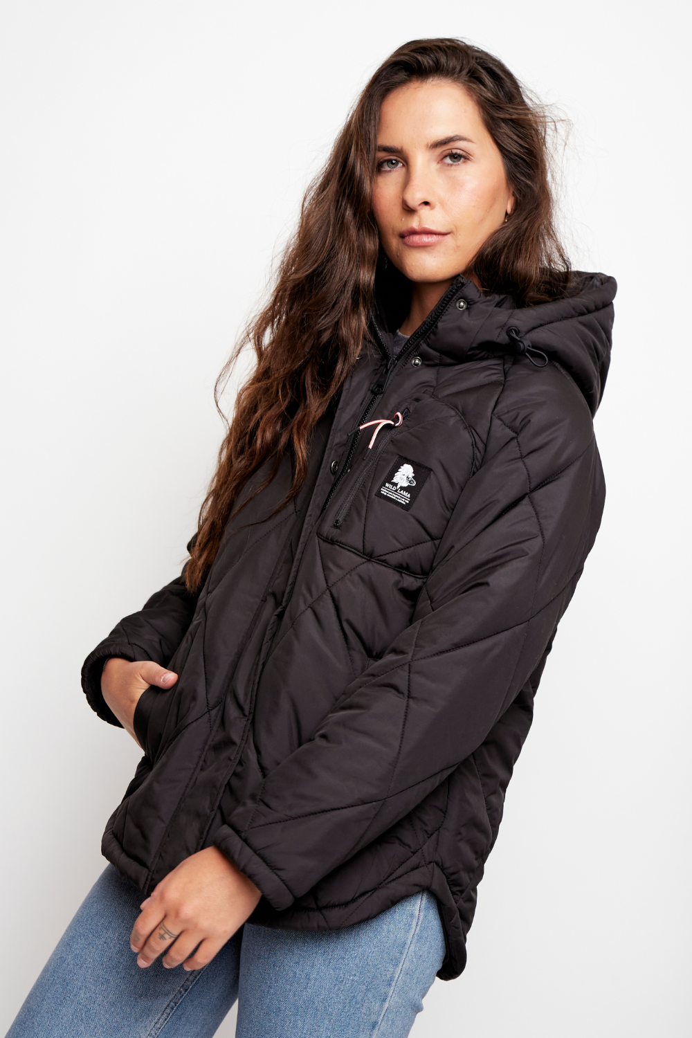 Parka Tramontana Reciclada Negra Mujer