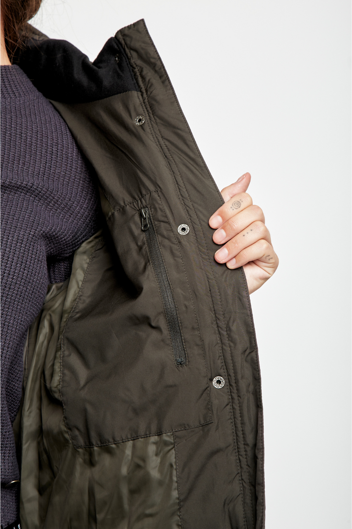 Parka Tramontana Reciclada Verde Mujer