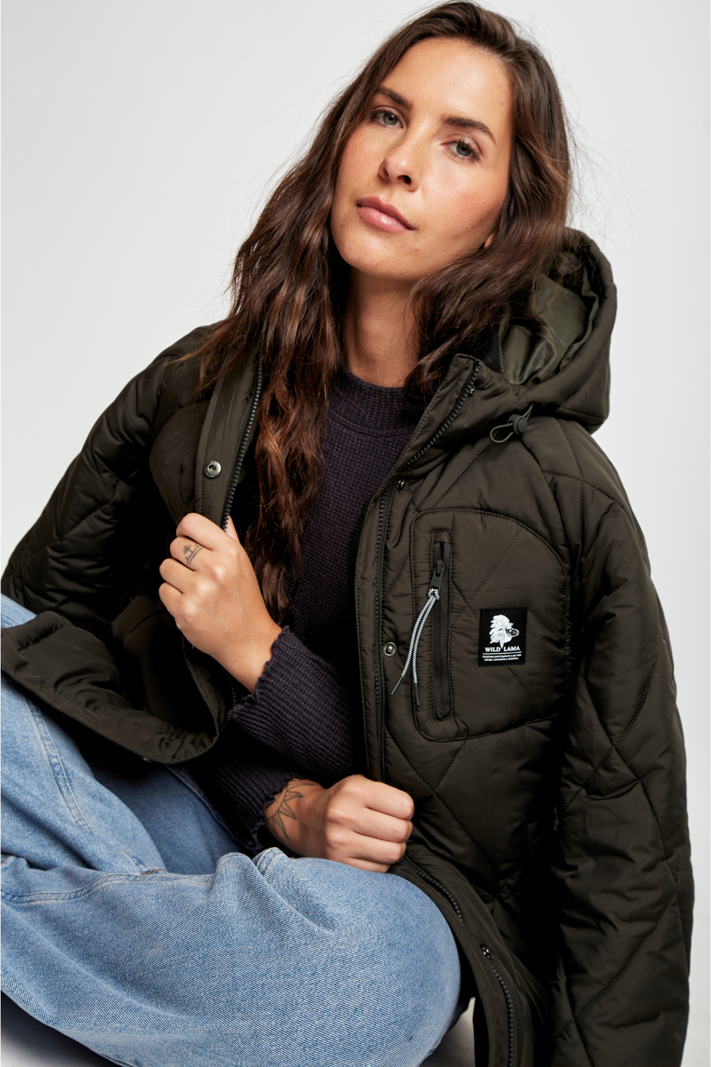 Parka Tramontana Reciclada Verde Mujer