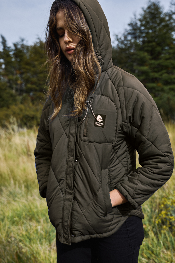Parka Tramontana Reciclada Verde Mujer