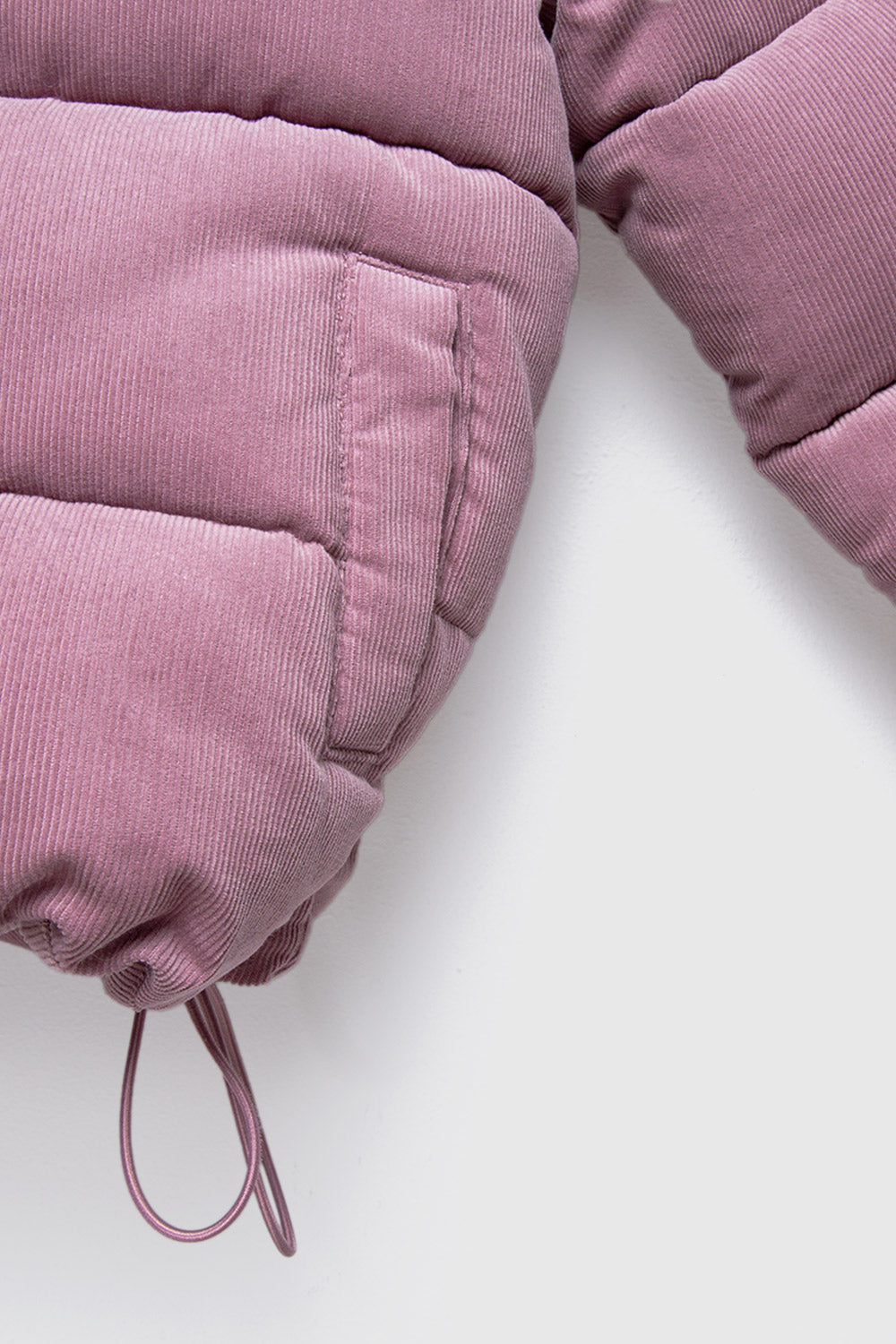 Parka Chic Puffa Orgánica Rosada Kids