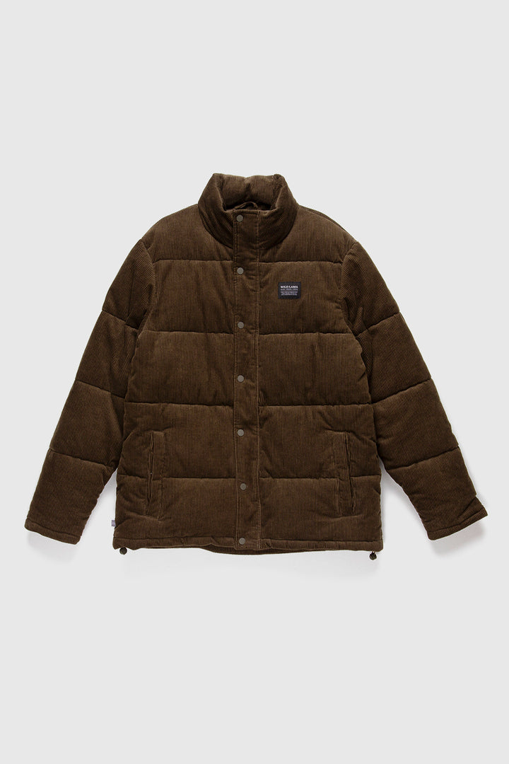 Parka Lauca Corduroy Orgánica Verde Hombre