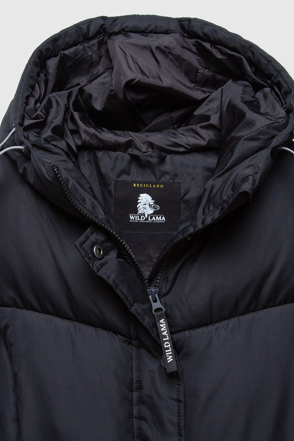 Parka Sadi Reciclada Negra Mujer
