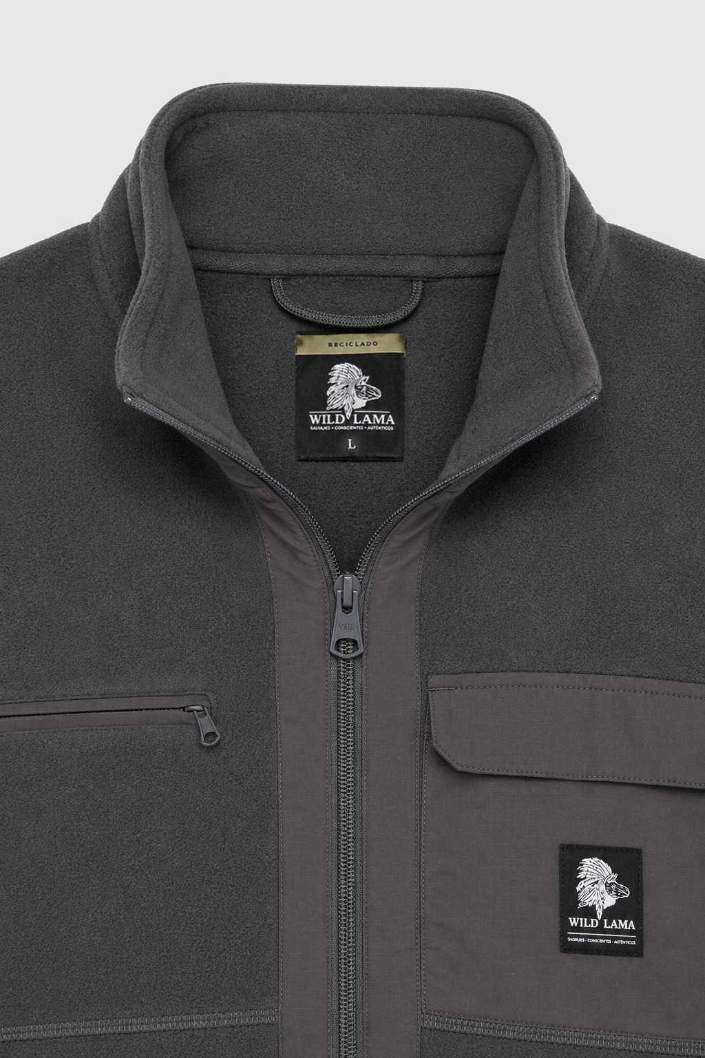 Polar Azer Reciclado Gris Hombre