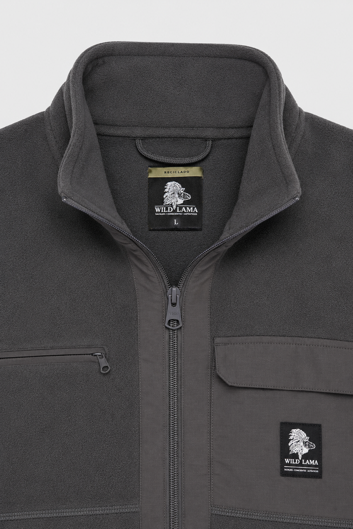 Polar Azer Reciclado Gris Hombre