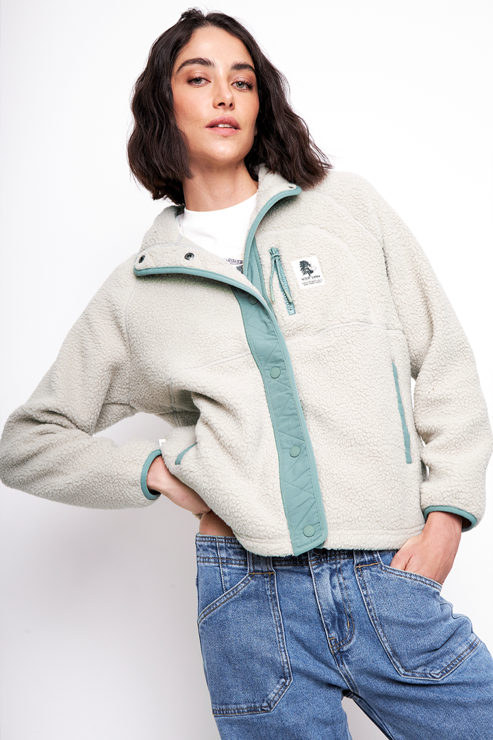 Polar Gael Reciclado Beige Mujer