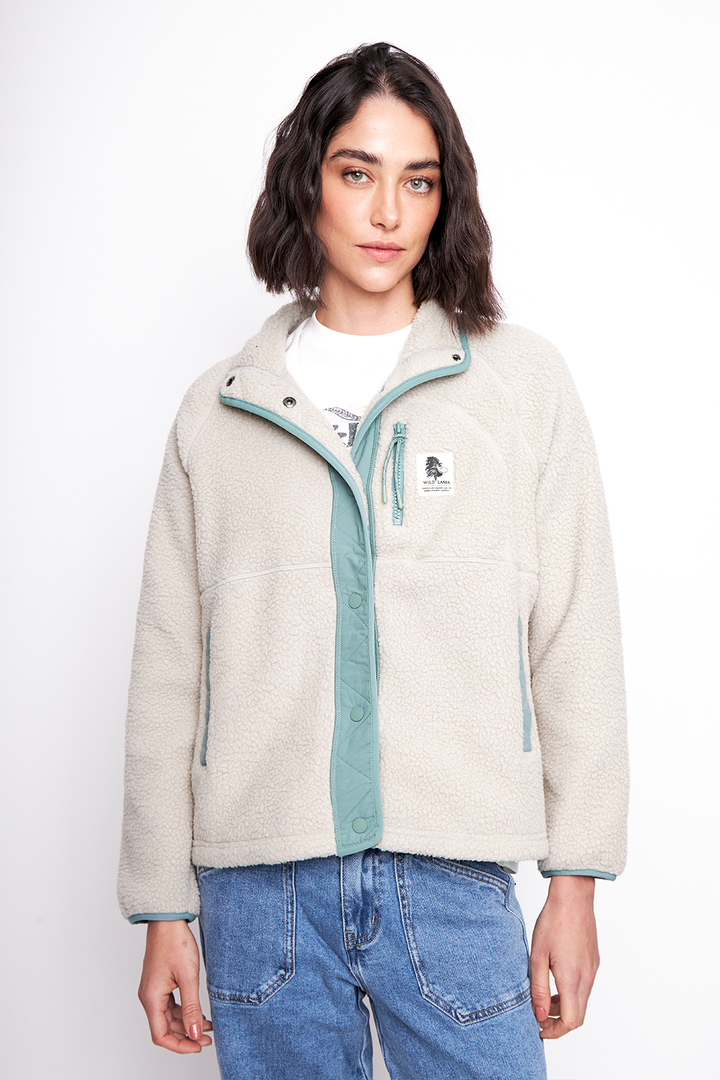 Polar Gael Reciclado Beige Mujer