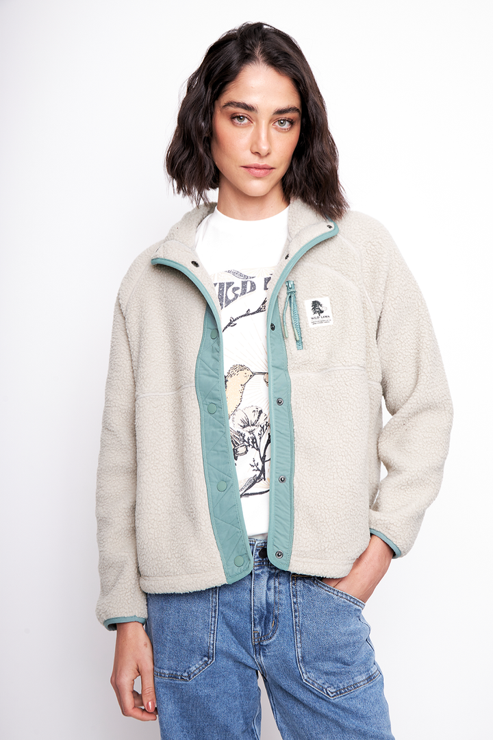 Polar Gael Reciclado Beige Mujer