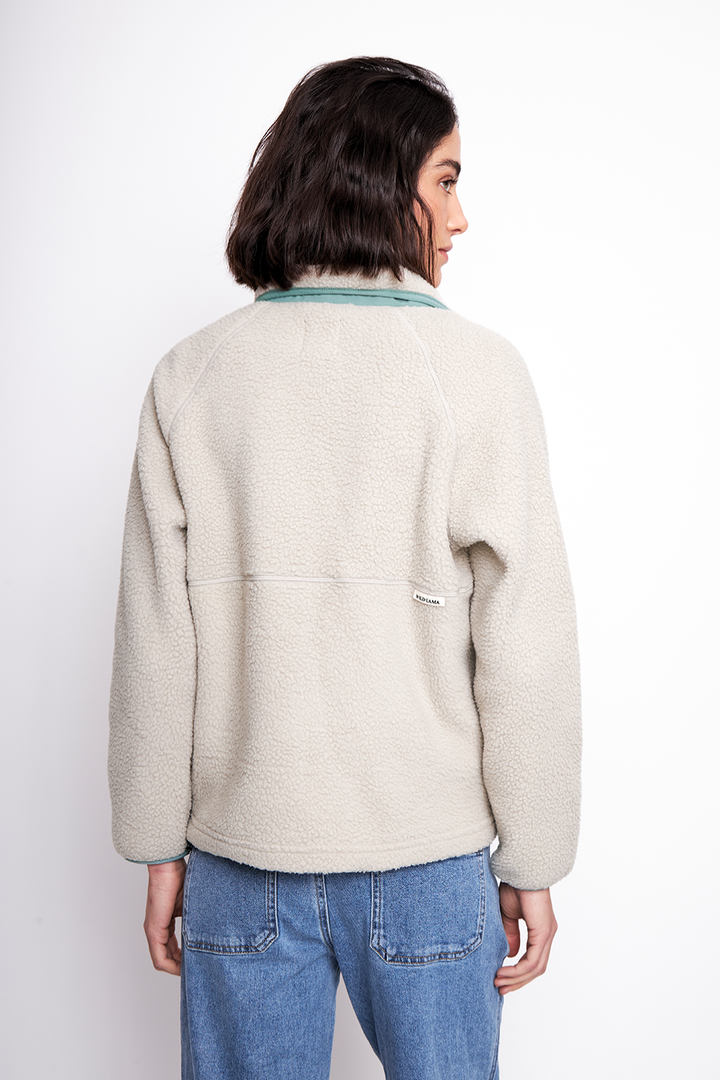 Polar Gael Reciclado Beige Mujer
