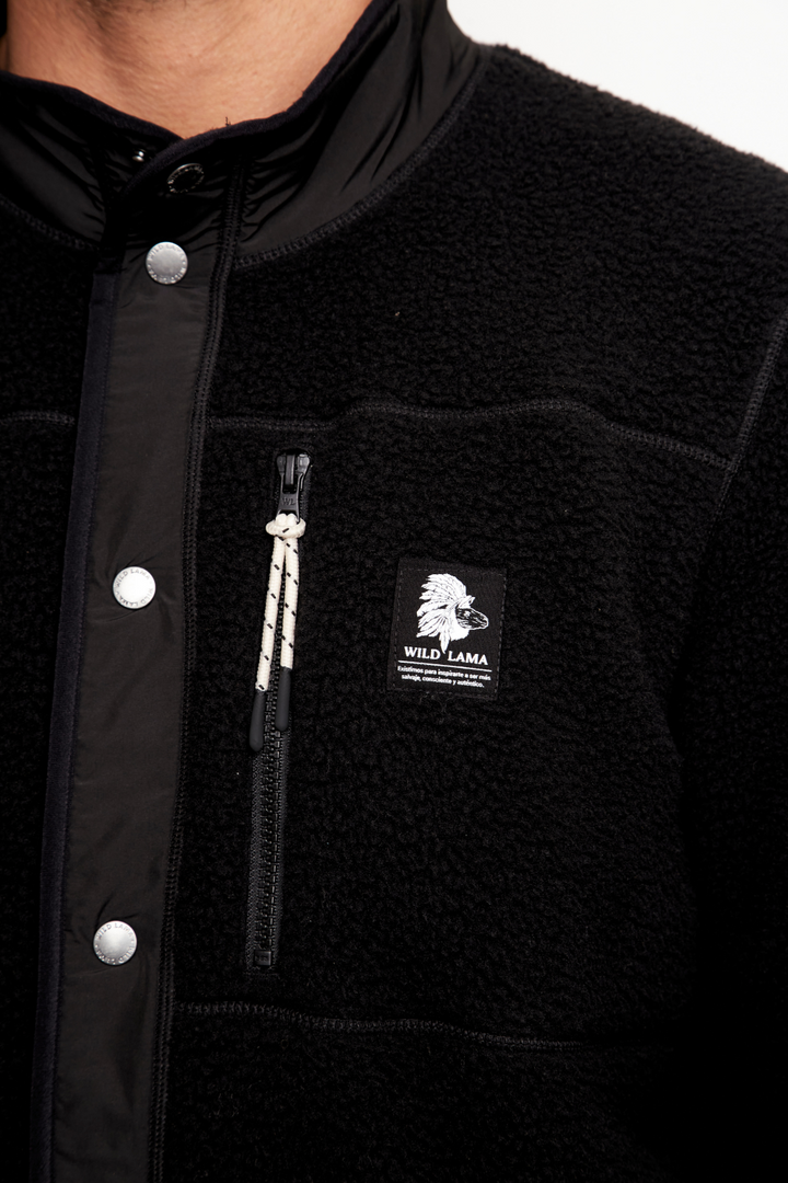 Polar Gael Reciclado Negro Hombre