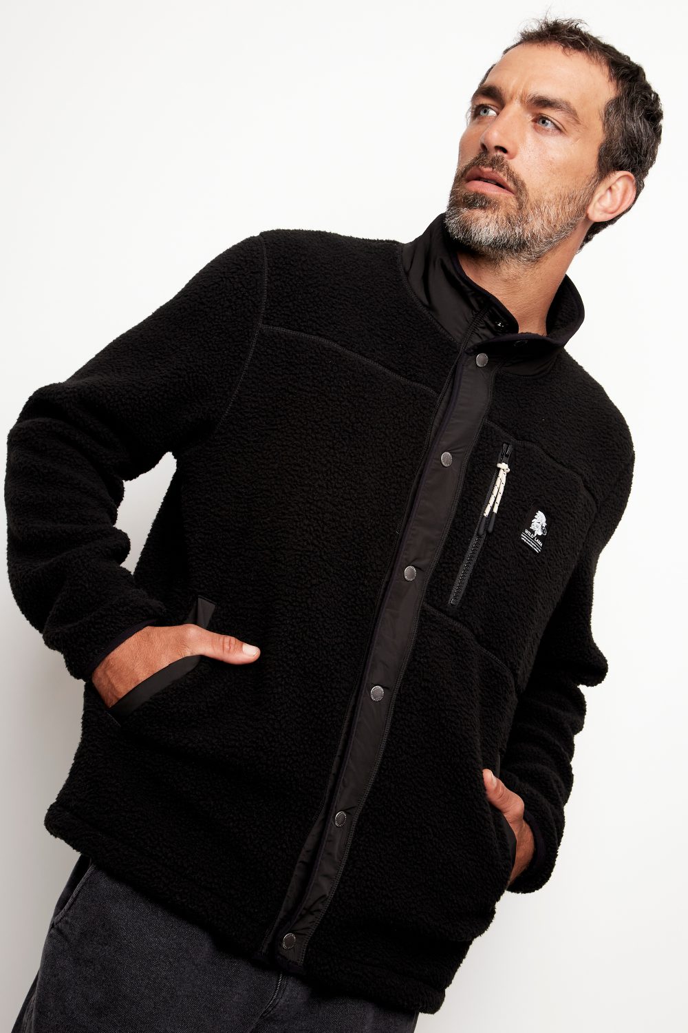 Polar Gael Reciclado Negro Hombre