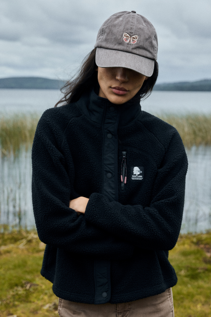 Polar Gael Reciclado Negro Mujer