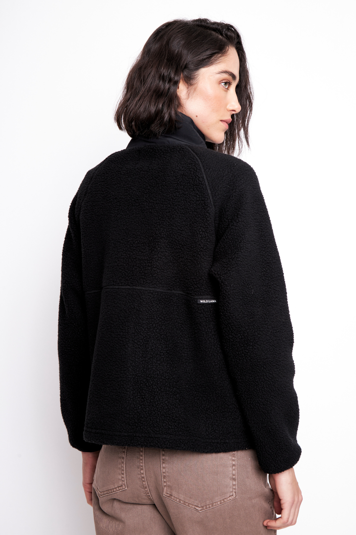 Polar Gael Reciclado Negro Mujer