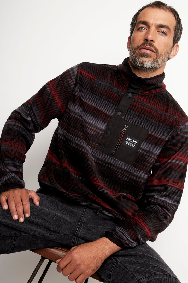 Polar Lava Man Reciclado Burdeo Full Print Hombre