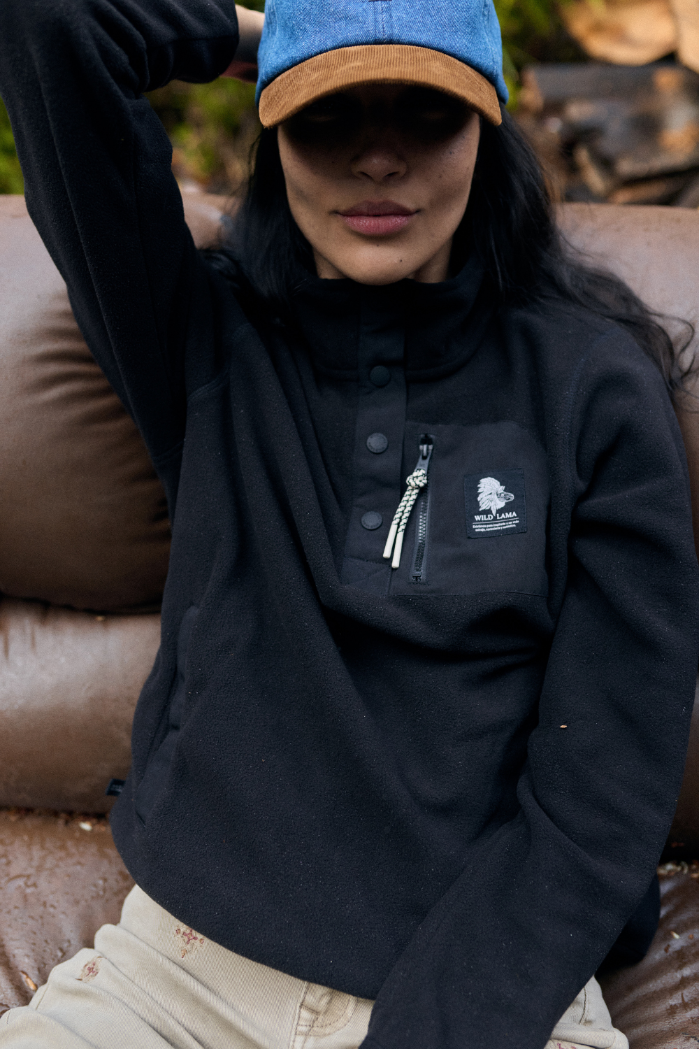 Polar Lava Reciclado Negro Mujer