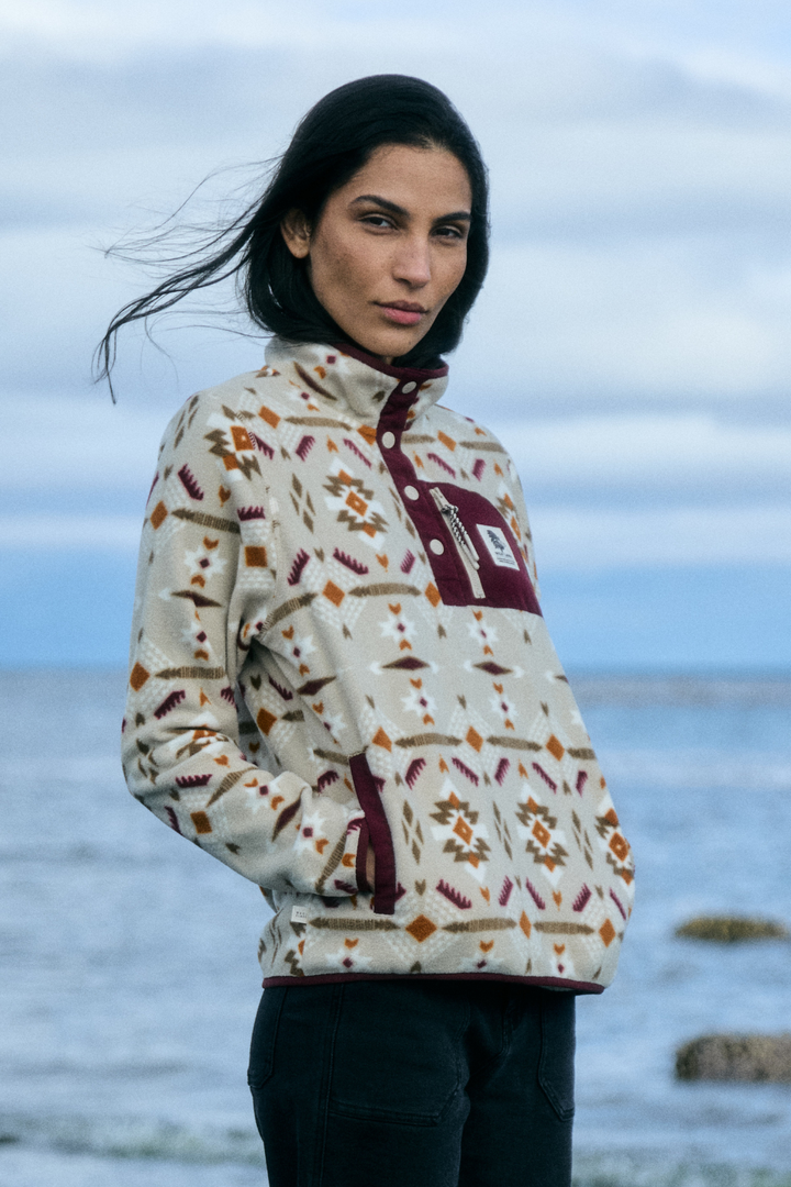 Polar Lava Woman Reciclado Print Beige Mujer