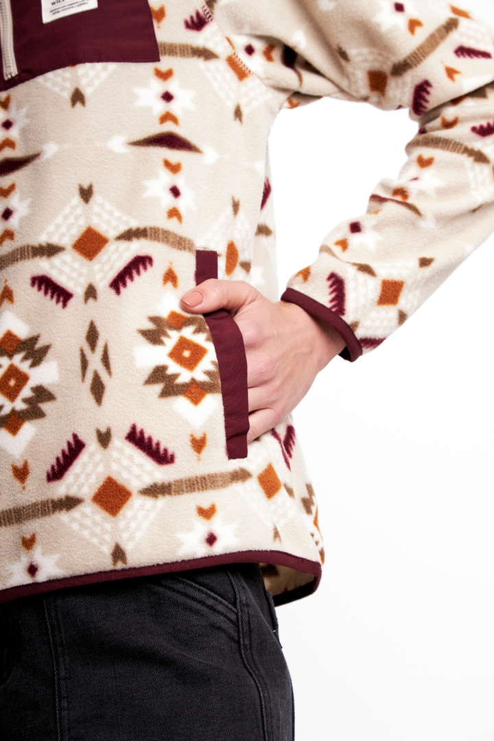 Polar Lava Woman Reciclado Print Beige Mujer