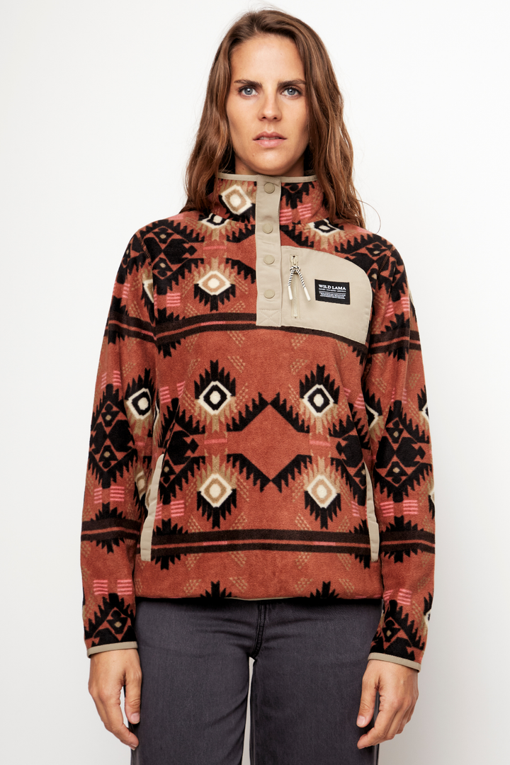 Polar Lava Reciclado Print Terracota Mujer