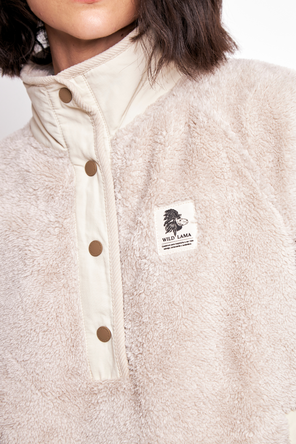 Polar Luvia Reciclado Beige Mujer