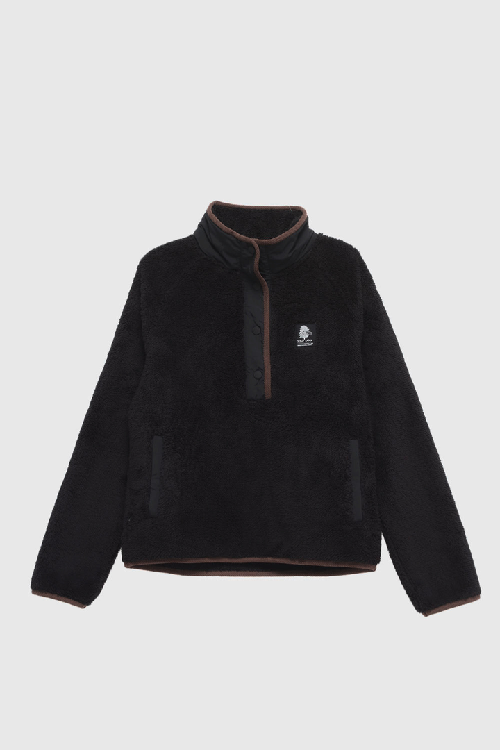 Polar Luvia Reciclado Negro Mujer