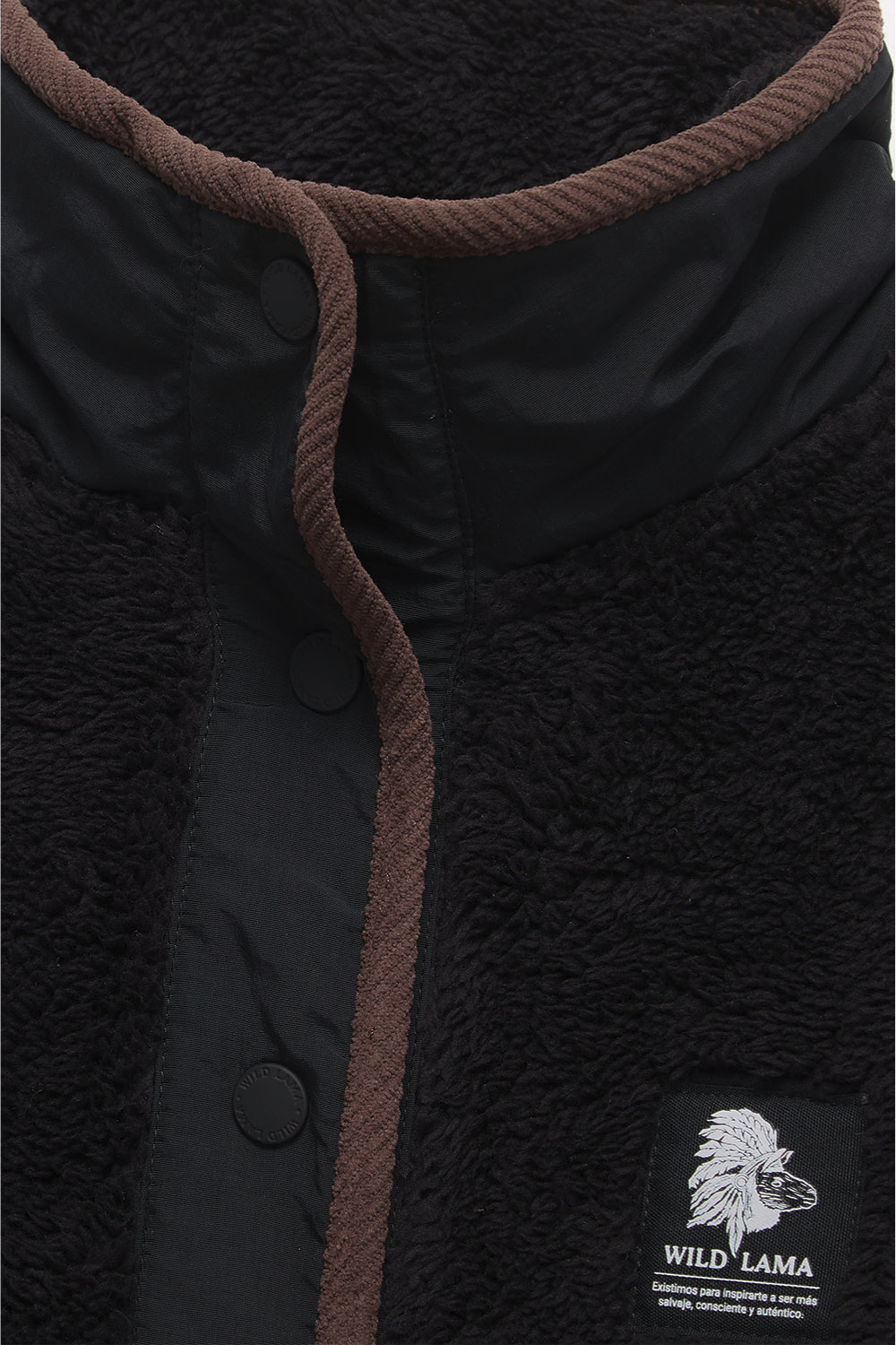 Polar Luvia Reciclado Negro Mujer