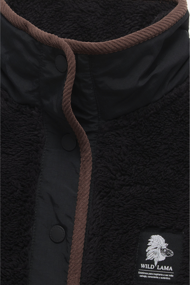 Polar Luvia Reciclado Negro Mujer