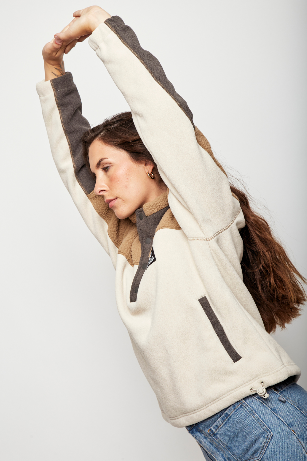 Polar Muna Reciclado Beige Mujer