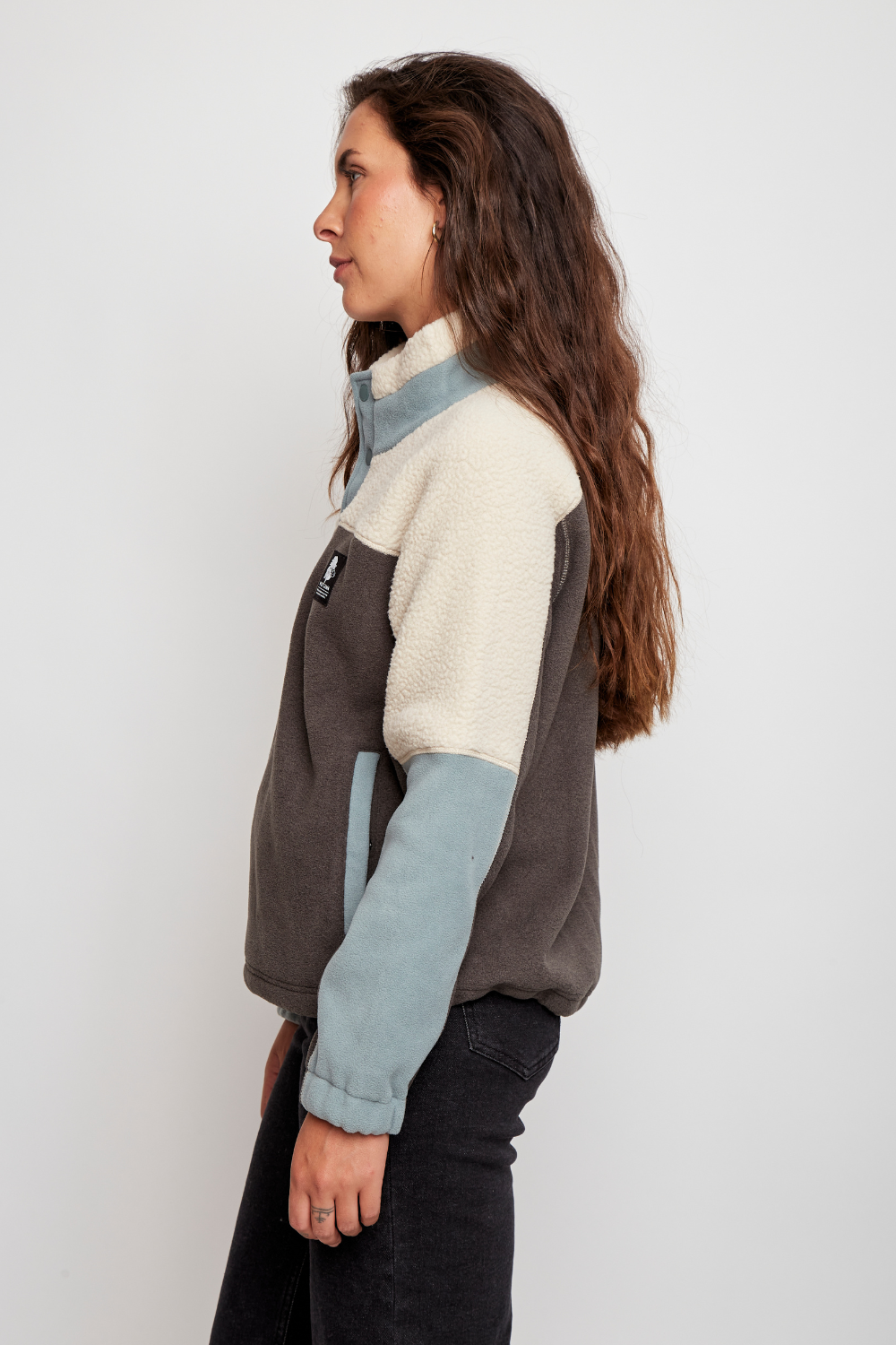 Polar Muna Reciclado Gris Mujer