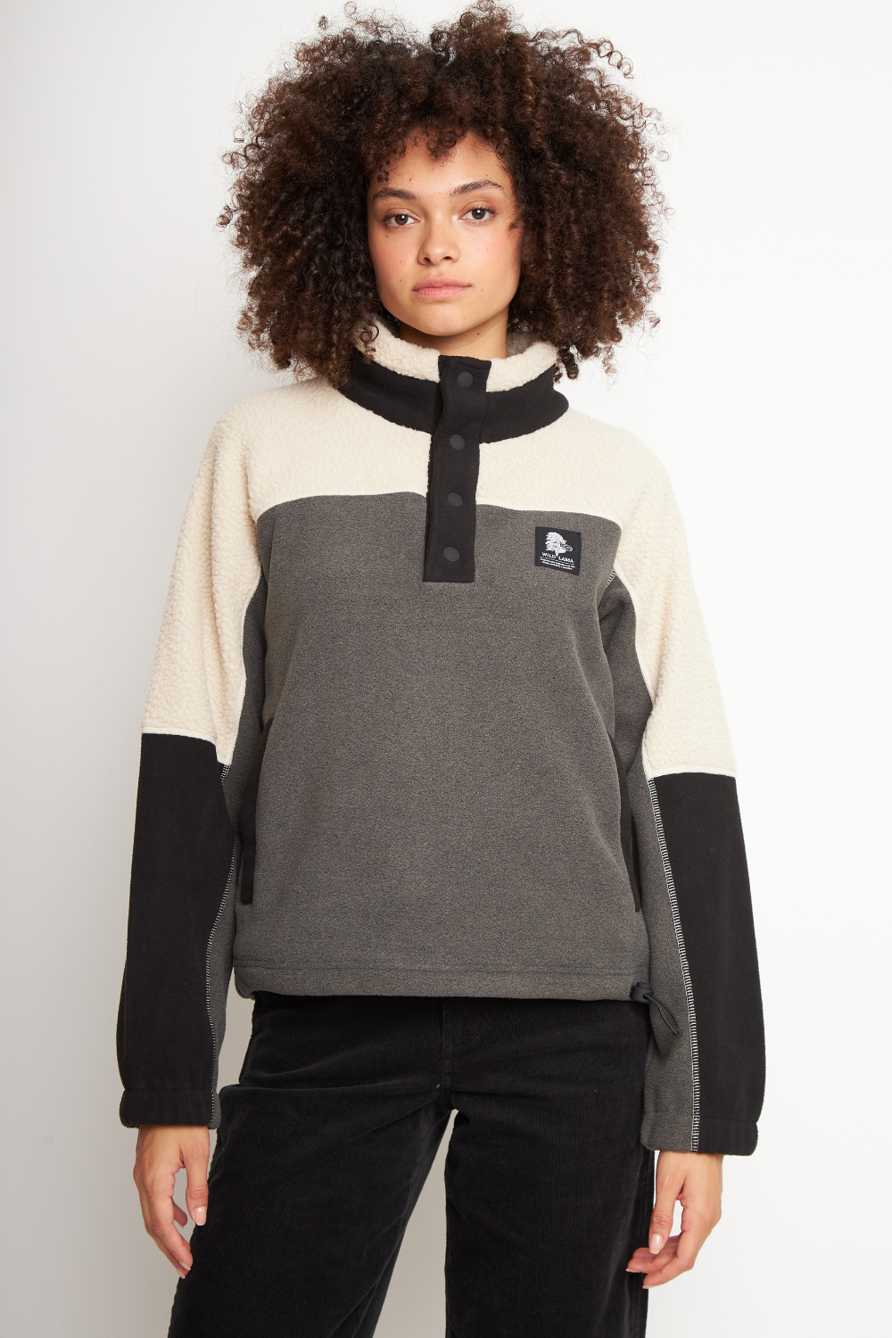 Polar Muna Reciclado Negro Mujer