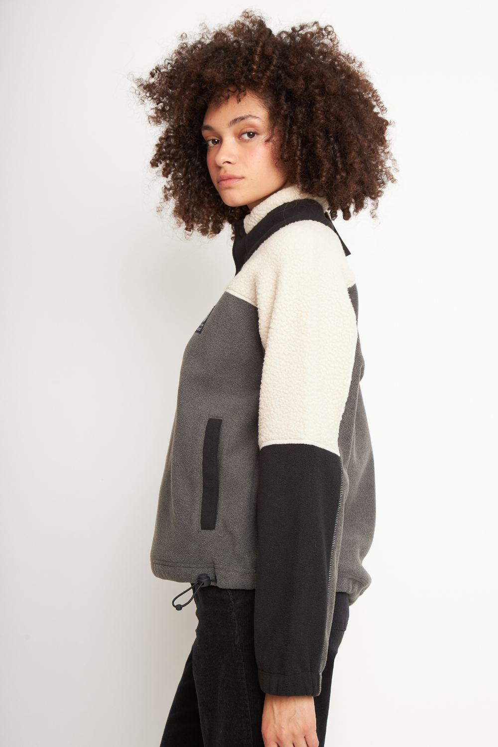 Polar Muna Reciclado Negro Mujer