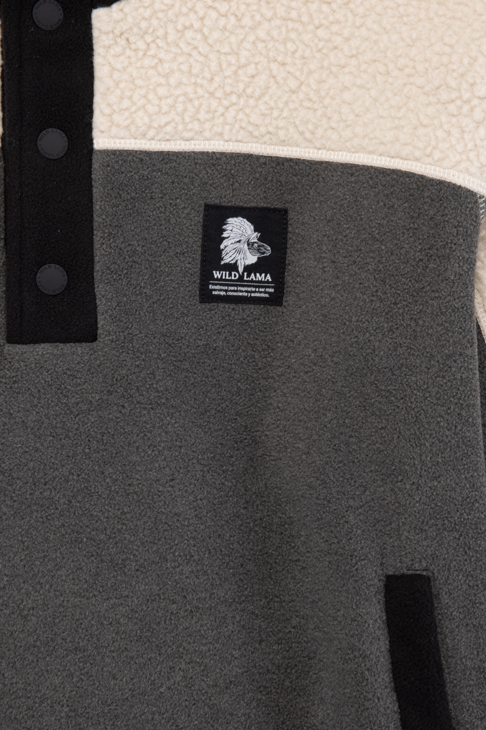 Polar Muna Reciclado Negro Mujer