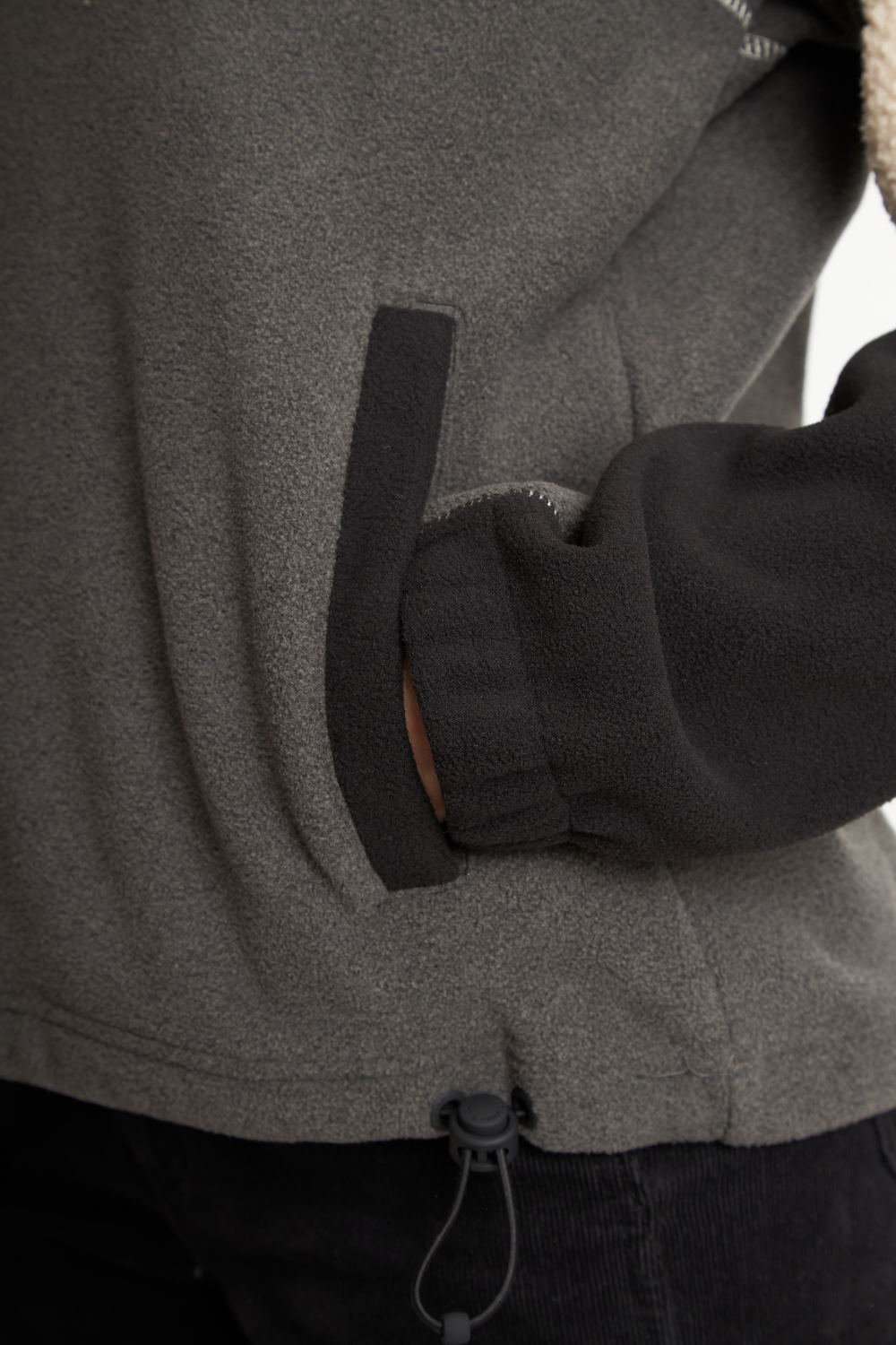 Polar Muna Reciclado Negro Mujer