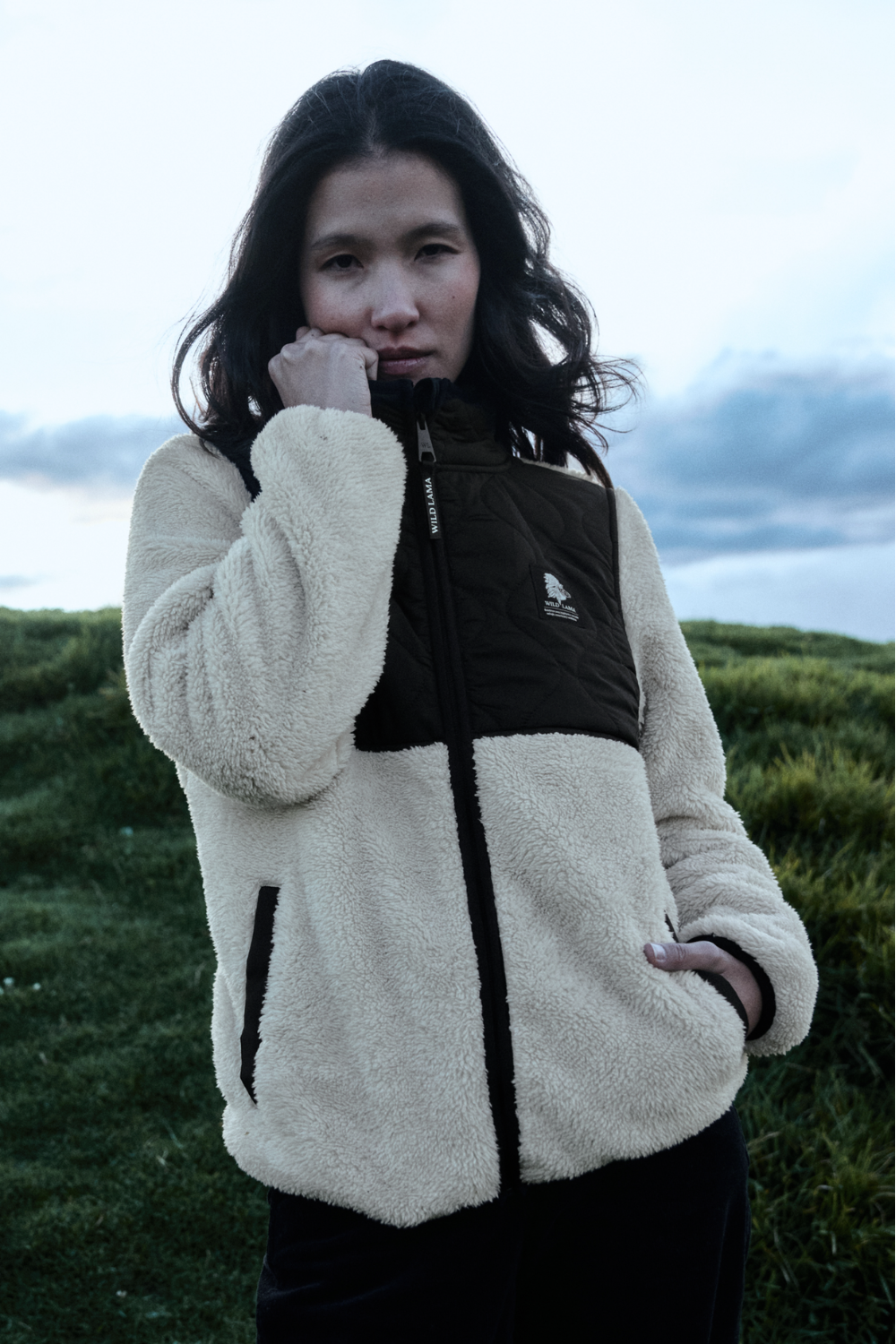 Polar Plume Reciclado Beige Mujer