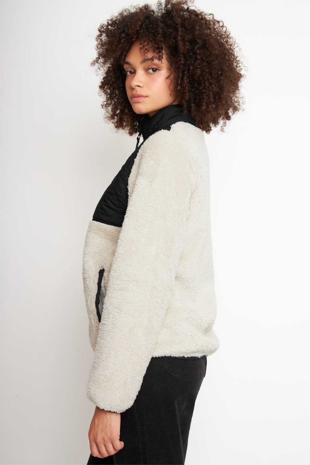 Polar Plume Reciclado Beige Mujer