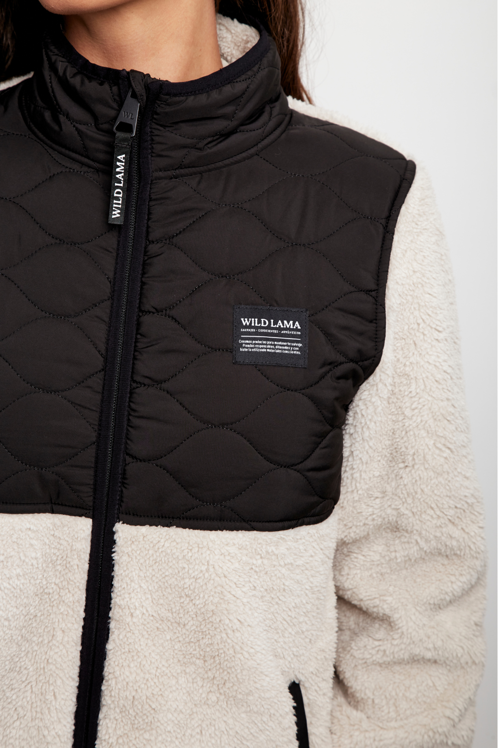 Polar Plume Reciclado Beige Mujer
