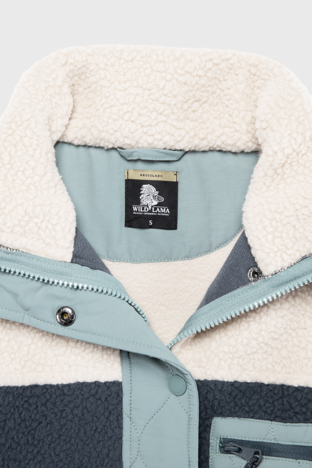 Polar Tambo Reciclado Azul Mujer