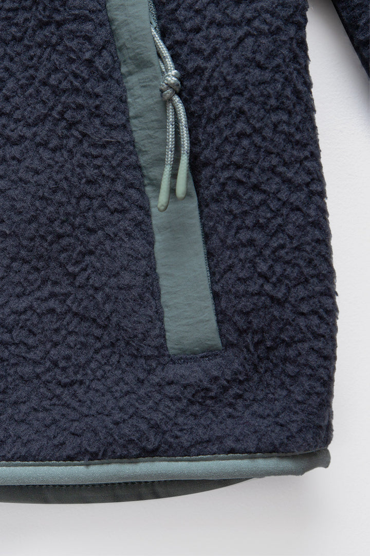 Polar Tambo Reciclado Azul Mujer