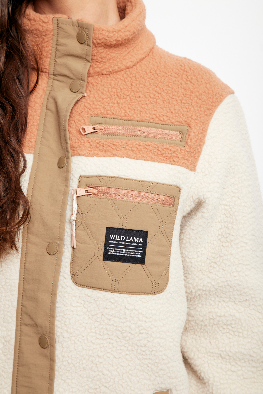 Polar Tambo Reciclado Beige Mujer