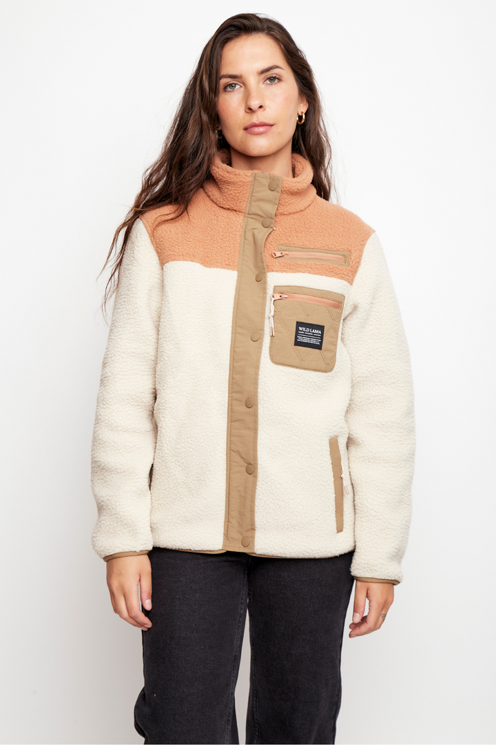 Polar Tambo Reciclado Beige Mujer