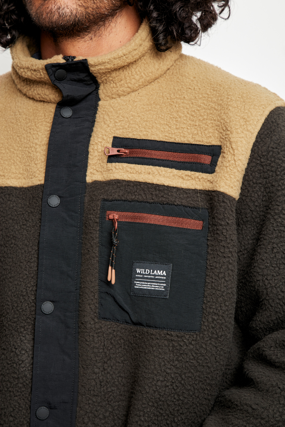 Polar Tambo Reciclado Gris Con Café Hombre