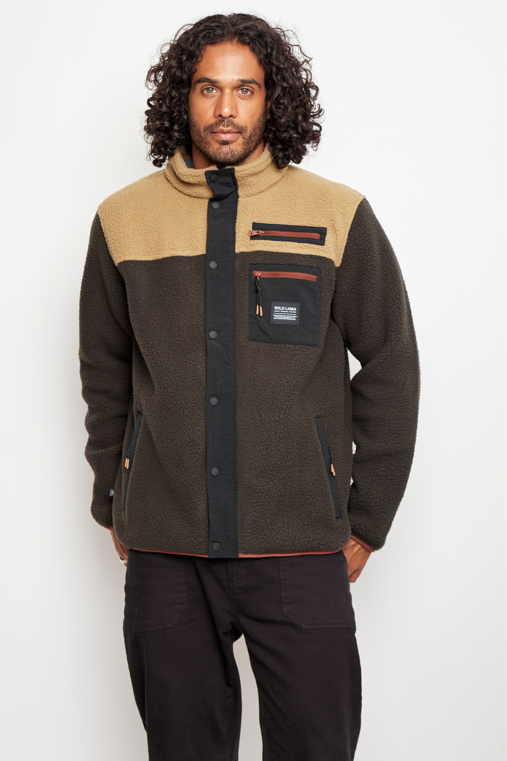 Polar Tambo Reciclado Gris Con Café Hombre