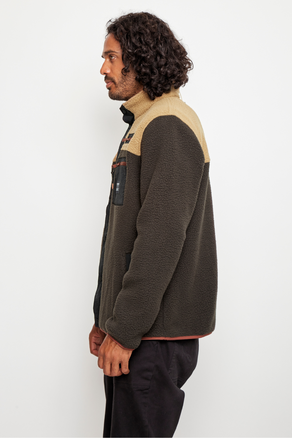 Polar Tambo Reciclado Gris Con Café Hombre