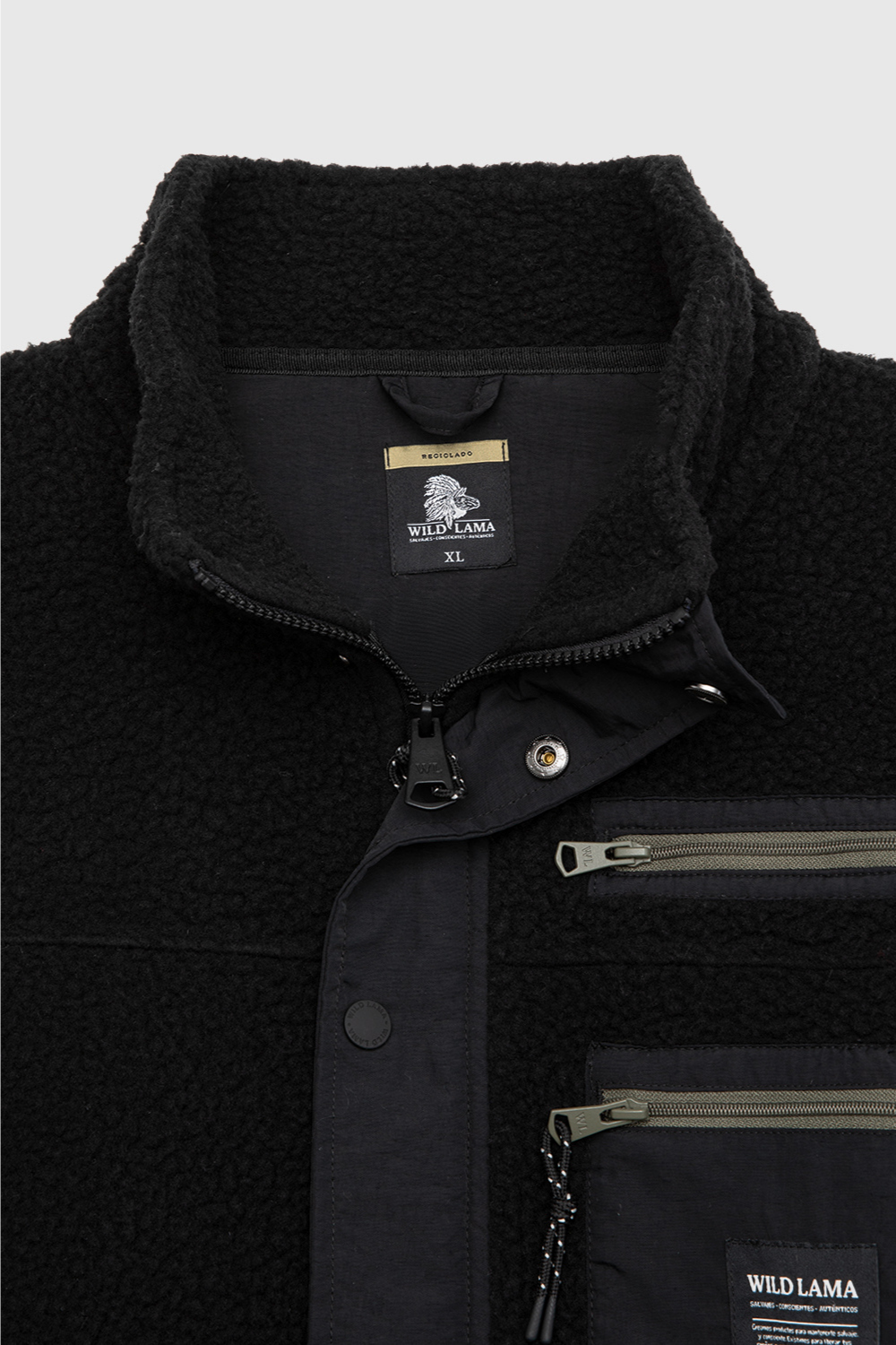 Polar Tambo Reciclado Negro Hombre