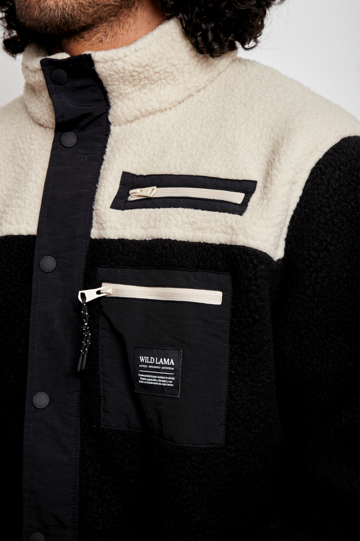 Polar Tambo Reciclado Negro Hombre